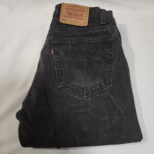 Levi’s　 リーバイス　505　 ブラックジーンズ　 デニムパンツ　USA製　32×30　アメリカ製　