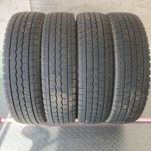 DUNLOP ダンロップ WINTER MAXX 145R12 6PR LT 145/80R12 2017年製 スタッドレスタイヤ 4本セット