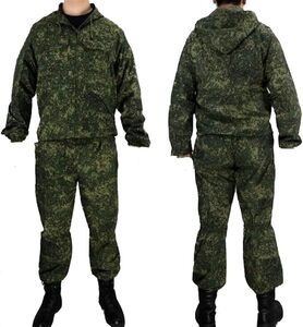 【ロシア軍】 PSHO VKBO 戦闘服 迷彩服 ジャケット ズボン 上下セット EMR デジタルフローラ 検索:BTK ゴルカ スナイパースーツ FSB KGB