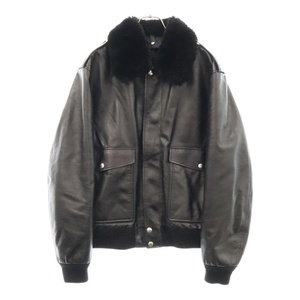 CELINE セリーヌ Calfskin Aviator Jacket アビエーターレザージャケット 2E359599E ブラック