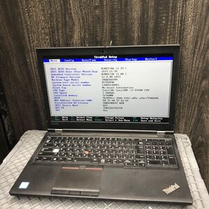 Lenovo ThinkPad P53 i7 9750H/32GB BIOS確認済　ノートパソコン　127