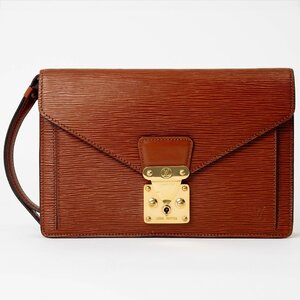 ルイヴィトン ポシェットセリエ ドラゴンヌ セカンドバッグ クラッチバッグ ケニアブラウン M52618 メンズ LOUIS VUITTON 中古