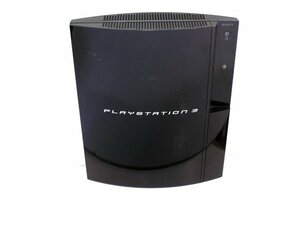 FW3.55/ジャンク品◆SONY/PS3 CECHB00◆20GB プレステ3 本体のみ 封印有 FW3.55以下 ブラック