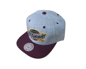 cap-103 Mitchell＆Ness ADJUSTABLE FIT NBA CLEVELAND CAVALIERS CAP ミッチェルアンドネス キャップ 帽子 ベースボールキャップ グレー