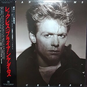 LP 帯付 国内盤/BRYAN ADAMS RECKLESS