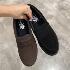 vans ローファー スリッポン ブラック 黒 ヴァンズ バンズ