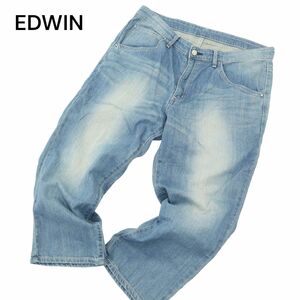 EDWIN エドウィン 春夏 503NC USED加工★ ストレッチ アンクル デニム パンツ ジーンズ Sz.XL　メンズ 日本製 大きいサイズ　A4B01950_4#P