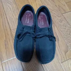 Clarks originals クラークス ワラビー モカシン ブラック 黒