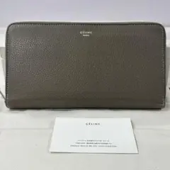 新品同様‼️ セリーヌ　CELINE 財布　長財布　バイカラー　ラウンドファスナー