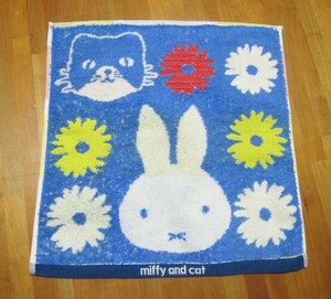 *新品*ミッフィー*ウォッシュタオル*ｍｉｆｆｙ＆ｃａｔ*ディック・ブルーナ*