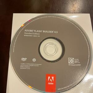 ◎(727-21) Adobe Flash Builder 4.5 Standard Edition Windows / Mac中古