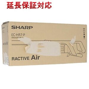 【新品(開封のみ・箱きず・やぶれ)】 SHARP コードレススティック掃除機 RACTIVE Air EC-HR7-P ピンク [管理:1100059533]