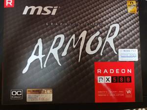 【中古 動作品】MSI Radeon RX580 ARMOR 8G OC　
