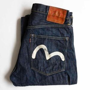 【雰囲気抜群/濃紺】EVISU 【LOT.2001 デニムパンツ】32×35 エビス ジーンズ カモメ 2405274