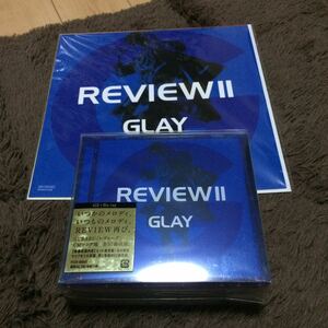GLAY REVIEW II ～BEST OF GLAY～ 4CD＋Blu-ray 新品未開封 REVIEW2 Amazon購入特典 デカジャケ付き
