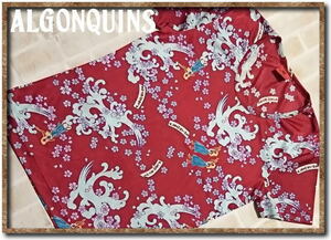 ☆ALGONQUINS　アルゴンキン　プリントカットソー　赤☆