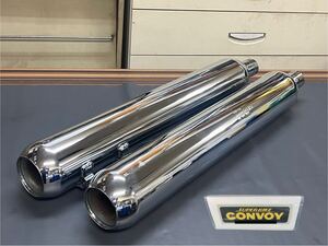 【5045】Harley Davidson/ハーレーダビッドソン ノーマル マフラー ’03 FLHR 65863-95D CATALYST HDI88TC 0334など刻印あり 中古品