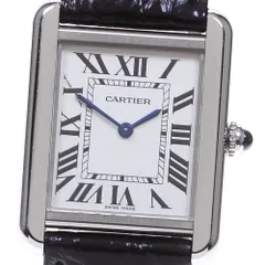 カルティエ CARTIER W5200005 タンクソロ SM クォーツ レディース良品_846031