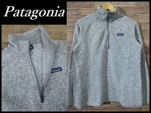 送無 Patagonia パタゴニア 25617FA18 メンズ 18AW ベター セーター プルオーバー ハーフジップ フリース ジャケット ブルゾン グレー L