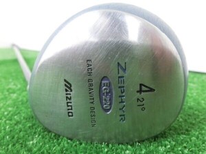 ♪MIZUNO ミズノ ZEPHYR EG-220 4W フェアウェイウッド 21°/純正 シャフト TF-2560 FLEX-L レディース G0638♪