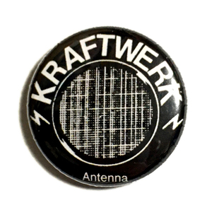 25mm 缶バッジ KRAFTWERK Antenna クラフトワーク ジャーマンテクノ Techno 電子音楽 New Wave Post Punk