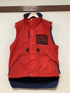 あ1550 AIGLE エーグル 中綿ベスト M ワークベスト レッド 8504-53401