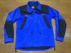 ★TARASBOULBA　タラスブルバ★GORE-TEX　ゴアテックス★マウンテンジャケット ★サイズL★青★エルボーパッチ★ソロキャン★80サイズ★