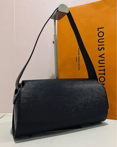 LOUIS VUITTON 新品同様 エピZ ショルダー バッグ ルイ・ヴィトン ノクターン レザー バック ブラック