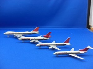 1/1200 金属製模型ノースウェストオリエント旅客機4機