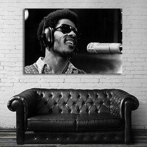 スティーヴィー・ワンダー Stevie Wonder 特大 ポスター 150x100cm 海外 R＆Bスティービー アート インテリア グッズ 写真 雑貨 絵 大 4