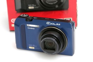 並品｜カシオ HIGH SPEED EXILIM EX-ZR200BE ブルー CA01-C811-2P3