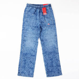 新品正規品 DIESEL ディーセル JOGGJEANS D-MARTIANS-NE 09E27 モノグラム柄 トラックデニム スウェット デニム L