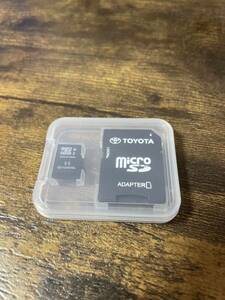 トヨタ　純正　microSDカード ナビソフト　地図SDカード 60 ハリアー　メーカーナビ　21年　中古