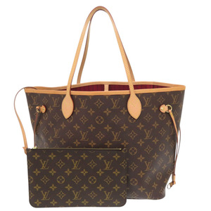 美品 ルイ ヴィトン ネヴァーフル MM モノグラム M41178 フューシャ トートバッグ LV 1566 LOUIS VUITTON