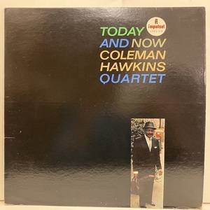 ●即決LP Coleman Hawkins / Today and Now j34856 米盤、赤黒「LW Vangelder Stereo」刻印 コールマン・ホーキンス