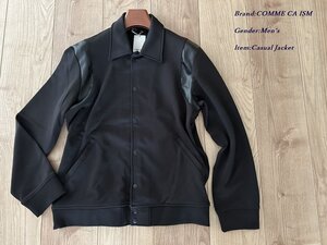 新品 COMME CA ISM MEN コムサイズム ハイテンションストレッチ ブルゾン 05ブラック Mサイズ 99BE50 定価8,900円