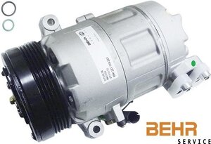 【M’s】 E46 BMW 3シリーズ 316i 318i 318ci (直4/M43) BEHR エアコン AC A/C コンプレッサー OEM 64526918750 64524149481 64528386837