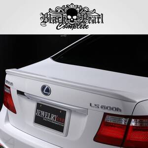 レクサス LS 40系 前期 中期 トランクスポイラー リアウイング LEXUS LS460 LS600h LS600h/L ★ブラックパールコンプリート★新品 未塗装