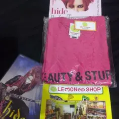 ❤hide❤【BEAUTY＆STUPID】ロゴ Tシャツ☆Lサイズ ♡完売品