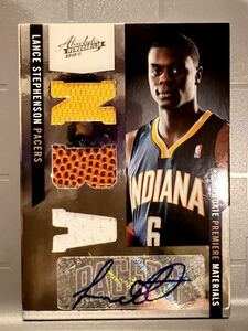 激レア RC Ball Auto 10 Panini Lance Stephenson ランス・スティーブンソン ルーキー サイン NBA ユニフォーム Pacers ペイサーズ バスケ