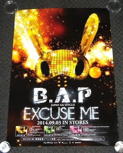 1v 告知ポスター B.A.P [EXCUSE ME]