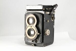 ★激レア訳あり品★ローライ Rollei ROLLEIFLEX Carl Zeiss Tessar 75mm F4.5 ローライフレックス★巻上げOK ストラップ付★96580