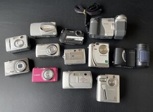 デジタルカメラ　デジタルビデオカメラ　まとめて12点　NIKON CASIO PENTAX OLYMPUS 　ジャンク品