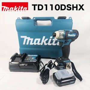 【美品】マキタ 10.8V 充電式インパクトドライバ TD110DSHX 1.5Ah LED点灯 バッテリ2個・充電器・ケース付 使用少ない程度極上