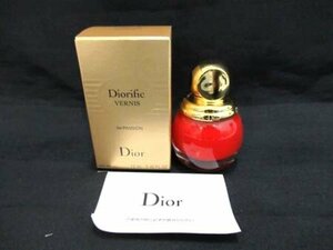 クリスチャンディオール Christian Dior ヴェルニ ディオリフィック 766 パッション ネイル エナメル 12ml 箱入り 経年保管 中古 ■