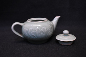 ●青磁/急須/中国美術/茶道具/茶器/古美術品/古玩/レトロ/伝統工芸/UPG2204