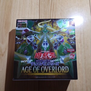 アジア版 遊戯王 1BOX AGE OF OVERLORD（エイジオブオーバーロード）シュリンク付き 新品未開封