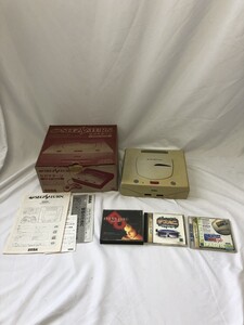 SEGA セガサターン 本体 HST-3220 エネミーゼロ ザコンビニ 浦MY1132-8