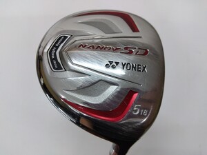 FW YONEX ヨネックス NANOV SD 2010 18度 5W flex:R NANOSPEED 100 GUMMETAL メンズ右 ナノV SDフェアウェイ☆