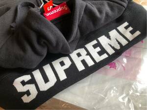 ★Supreme Rib Logo Zip Up Sweat★新品 未使用★size S 黒★即完売★定価～！